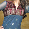 Blue Churidaar Kameez
