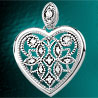 Facetz Diamond Heart Pendant